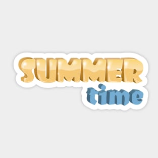 3D Hello Summer Sticker